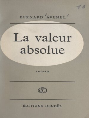 cover image of La valeur absolue
